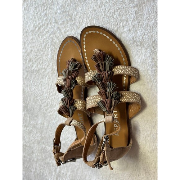 Report Women’s Lanston Gladiator Boho Zip Back Strappy Sandals size 7 - Picture 4 of 6